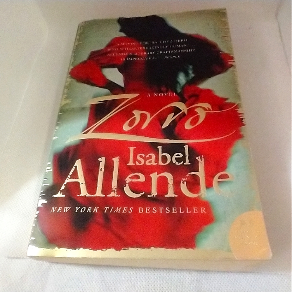 3/$24 Zorro by Isabel Allende Paperback Book